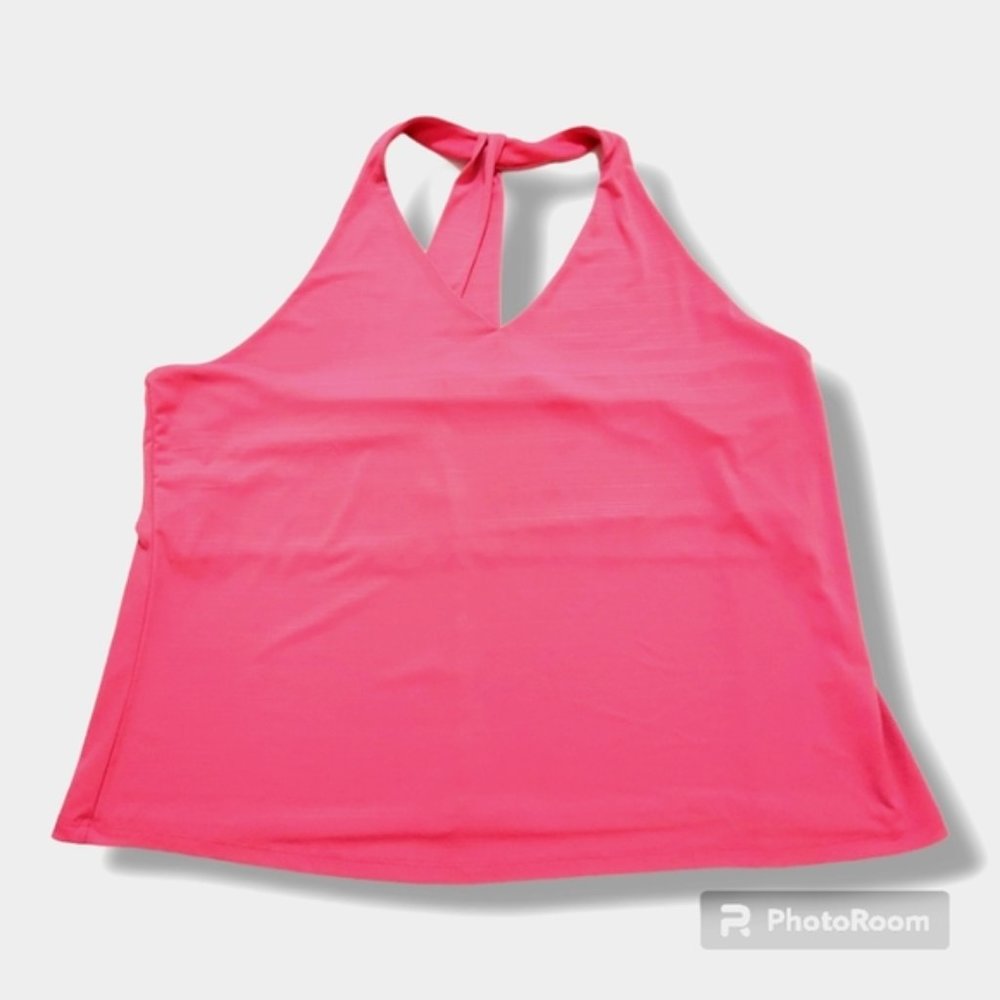 Rickis fuschia pink racerback stretch tank top